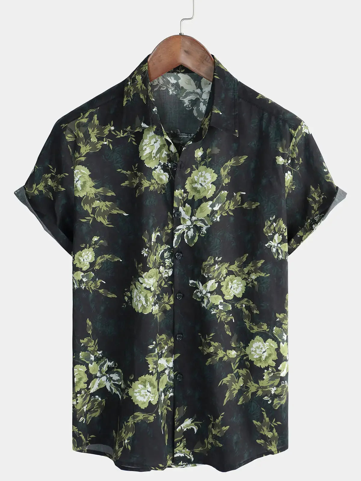Men's Hawaiian shirt retro bohemian vacation style suitable for daily commutes beach trips and light retro outfits