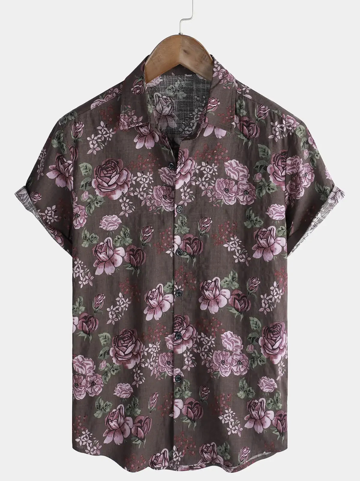 Men's Hawaiian shirt retro bohemian vacation style suitable for daily commutes beach trips and light retro outfits